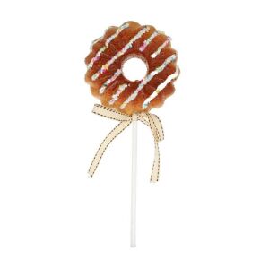 Mézeskalács nyalóka cukormázzal 28cm 143726374 - Karácsonyfadísz