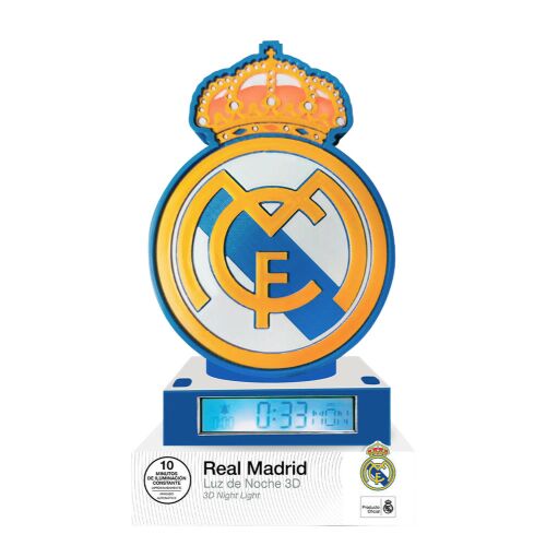 3D lampa s budíkom Real Madrid 143726596