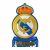3D lampa s budíkom Real Madrid 143726596