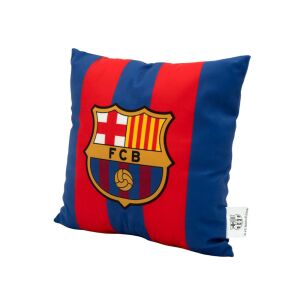 Szögletes nézet a Barcelona FC csíkos címeres párnáról - Díszpárna