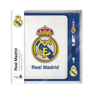 Real Madrid Set – Anti-Stress-Notizbuch und mehrfarbiger Stift 143726712 - Schreibwaren für das Büro