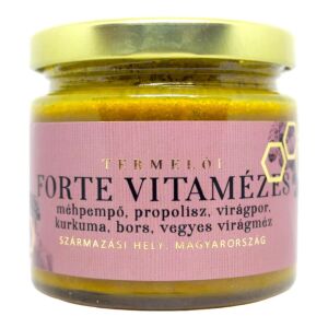 Forte Vitamézes Kurkumával 230g 143727392 - Méz