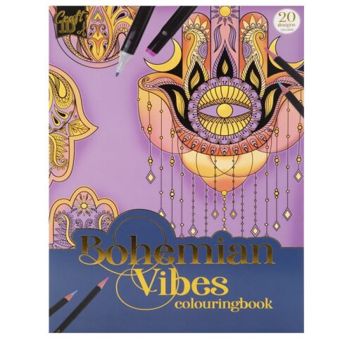 Színező füzet 20 képpel, Bohém hangulat CraftArt 143728384