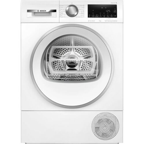 Bosch WQG245C0BY fehér-inox, 9kg, hőszivattyús kondenzációs szárítógép 143728867