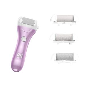 Elektromos sarokreszelő, habkővágó, 3 görgős, LCD kijelzős rózsaszín