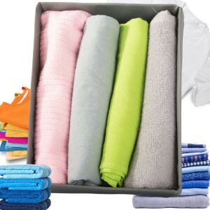 Ruhaszervező alsóruházat szekrény fiókba szürke univerzális 143729758 - Gardrób rendszerező