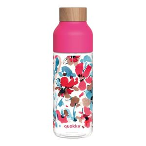 Quokka Ice - Ecozen kulacs 720 ml (piros virágok)
