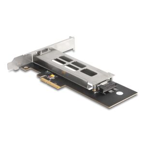 Delock mobil rack PCI Express v4.0 x4 kártya 1 db M.2 NVMe SSD-hez - alacsony profilú 143731566 - USB bővítő