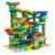 Összeszerelt Track Maze Toy Bricks golyópálya, játékra kész