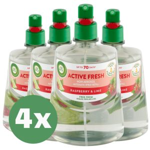 Air Wick 24/7 Active Fresh Raspberry and Lime Refill pentru odorizator de aer automat 4x228ml 145631934 - Odorizator de aer automat