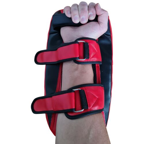 Edzőblokk (öl) harcművészeti ökölvíváshoz/rúgáshoz 35 cm UNI piros 143736066
