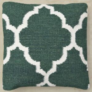 Pernă decorativă Bakero Elizabeth verde cu model marocan, 45x45 cm - Perne decorative