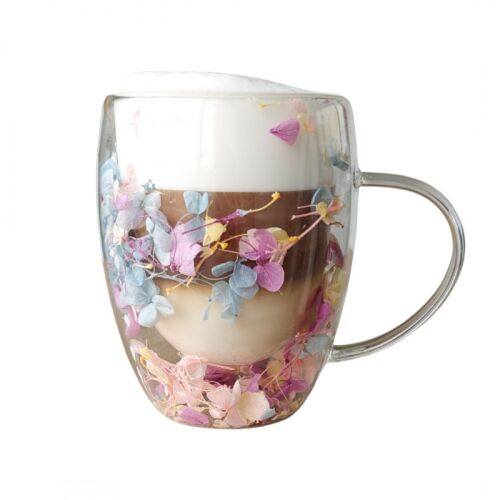 Termálüveg gypsophilával, hortenziával és rózsákkal, 300 ml, 1 db, 180 SZK 143746707