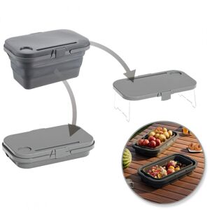 Univerzális 3 az 1-ben összecsukható piknikkosár és asztal konténerrel KP03SZ 143746872 - Piknik kosár