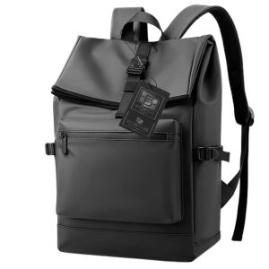 Fekete repülős utazó hátizsák kézipoggyászhoz és üzleti poggyászhoz