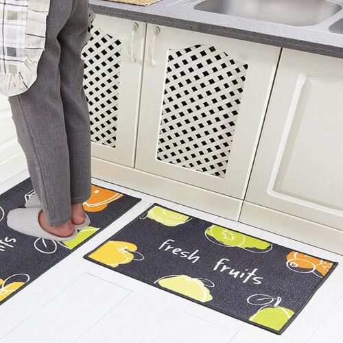 2er-Set Carvapet Küchenmatten, mehrfarbig, Gummi/Polyester, 40 x 60 cm 143747459