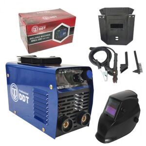 DDT PROFESSIONAL MMA-300A hegesztőgép csomag elektronikus kijelzővel és automatikus sötétedésű hegesztő sisakkal - DDT