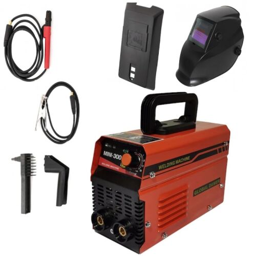 Global Dawer Mini 300 Inverteres hegesztőgép készlet hegesztőmaszkkal