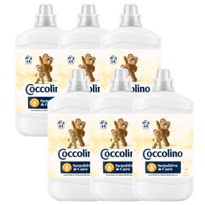 Coccolino Sensitive Migdałowy koncentrat do płukania 384 myć 6x1600ml 143749647 - Detergent