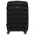 Fekete polipropilén kabinbőrönd kihúzható, teleszkópos fogantyúval és forgó kerekekkel - Peterson 143751543