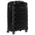 Fekete polipropilén kabinbőrönd kihúzható, teleszkópos fogantyúval és forgó kerekekkel - Peterson 143751543