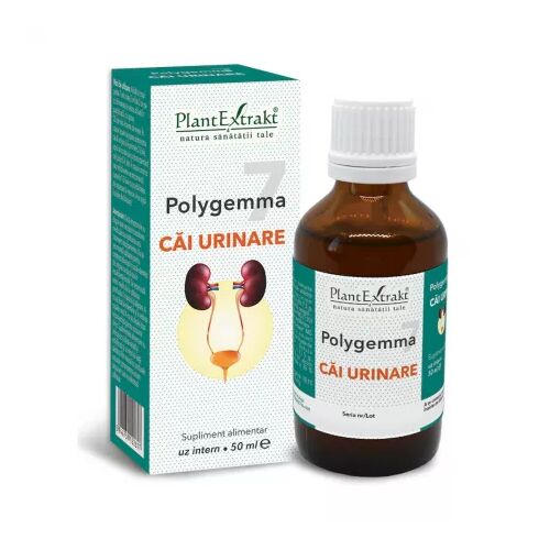 Plantextrakt Polygemma sz. 7 Szirup, Húgyúti Fertőzések ellen, 50 ml