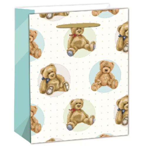 Nostalgia Teddy Bear Ajándéktasak 18x23 cm