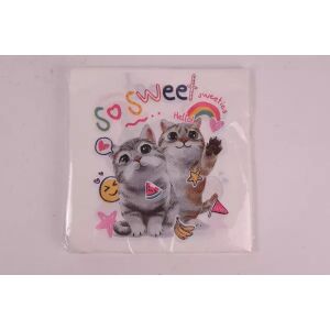 Șervețele cu model pisică "So Sweet!" - set de 20 servetele 143793887 - Șervețele