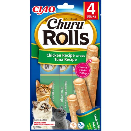 Inaba Cat Churu Rolls - tonhal 4 x  10 g 147226987