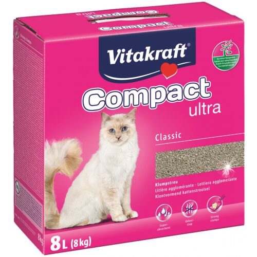 Vitakraft Compact Ultra Classic macskaalom  8 kg 154346054 - Állattartás