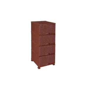 Szekrény Rattan 4 Fiókos Sterk