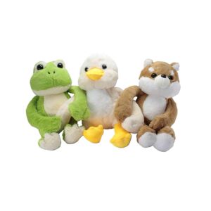 Plüss Állatok (Béka, Kacsa, Róka) Lu-43