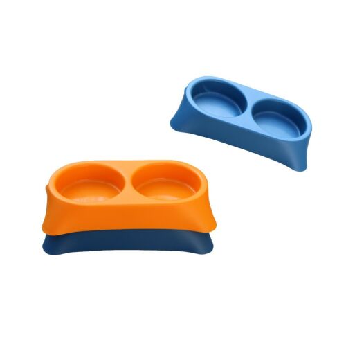 Kutyatál/Macskatál Szögletes 0.3+0.3 Literes 143804137