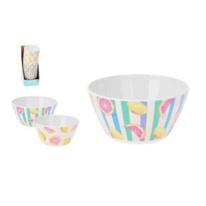 Tál Melamin 14.5*H17cm Gyümölcs Dekor 177601970 143804225 - Tál