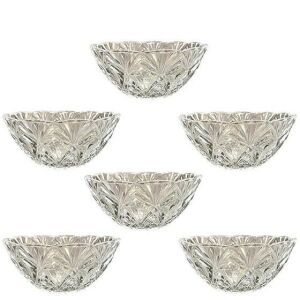 Tál Üveg Kompótos 6 Darabos Díszdobozban 143804228 - Tál