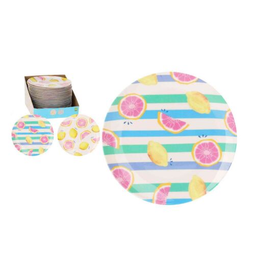 Tányér Melamin 25cm Gyümölcs Dekor 177602000 143804230