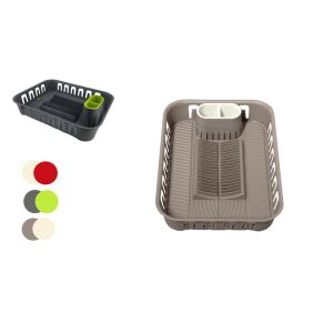 Tányérszárító+Evőeszközszárító Műanyag Nagy Mystic 37*48cm 143804639 - Edényszárító