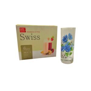 Pohár Üveg Clasico Dekor 6 Darabos 270ml 143804666 - Vizespohár