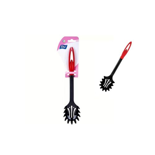 Spagetti Kiszedő Műanyag Fekete Piros Nyéllel AP-1453