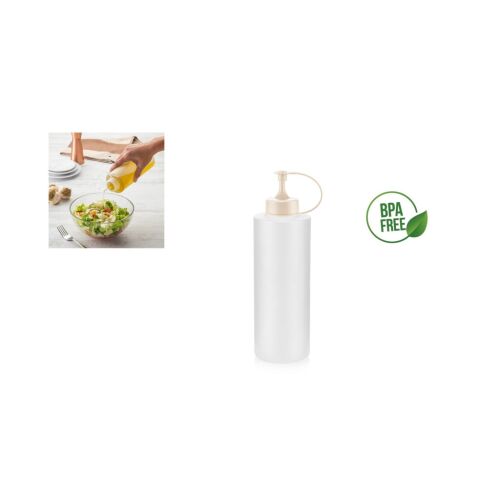 Szósznyomó Palack 600ml Krém Kupakkal L-00810-2 143804691