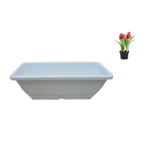 Virágláda Tálcával Magyar 60cm Fehér 143804811 - Virágláda