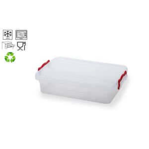 Tároló Szögletes Lapos 2,5 Literes Füllel K118 143804938 - Tárolódoboz & kosár