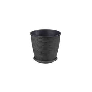Cserép+Alátét Rattan 6 Literes Wenge 143805093 - Kertépítés