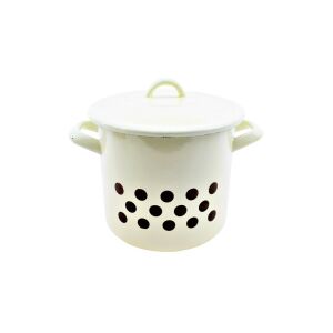 Zománcozott Fazék+Fedő 17cm Krém 143805187 - Fazék