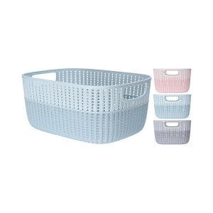 Kosár Műanyag Kétszínű 18*24cm 030002040 143805276 - Tárolódoboz & kosár