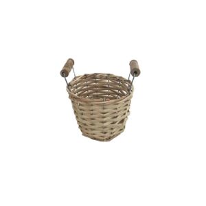 Fanyeles Kosár Kerek 90-174 - D11*H10cm 143805330 - Tárolódoboz & kosár