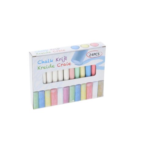 Aszfaltkréta Fehér+Színes 24 Darabos X34600070