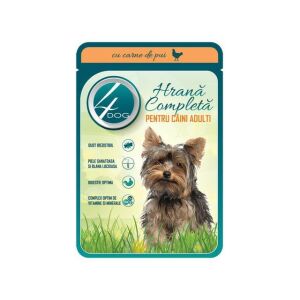 4DOG Nedves Kutyaeledel 100g, Csirke