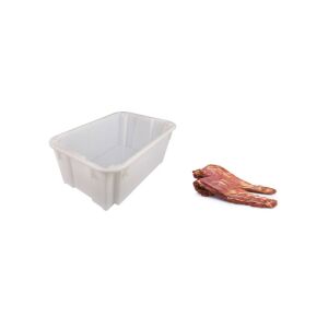Húsos Láda Fehér 60*40*24cm (5/#_100/rkl) 143805578 - Tárolódoboz & kosár