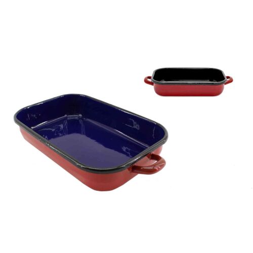 Zománcozott Tepsi Füles 26cm zománcozott tepsi fogantyúkkal - Tepsi